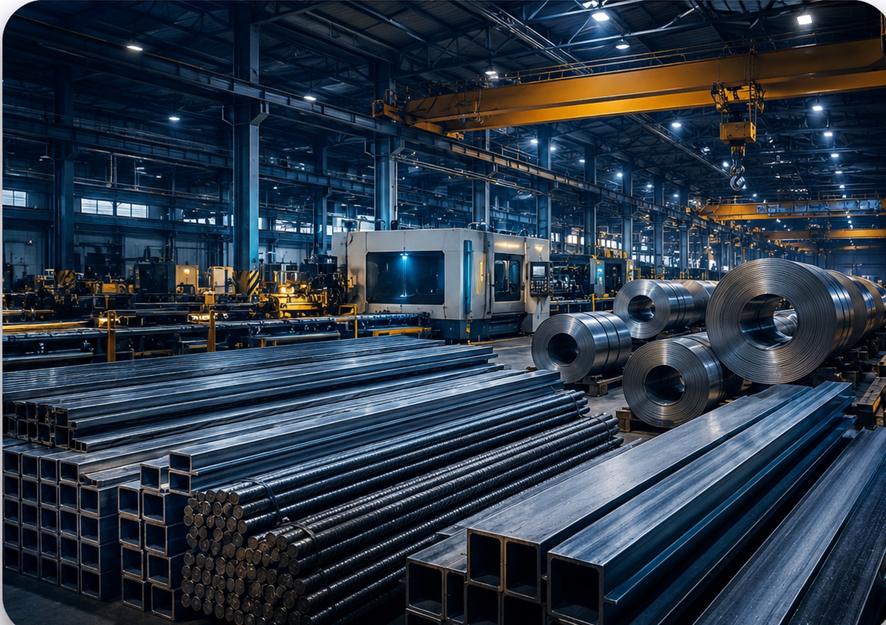 Steel products and industrial supply warehouse